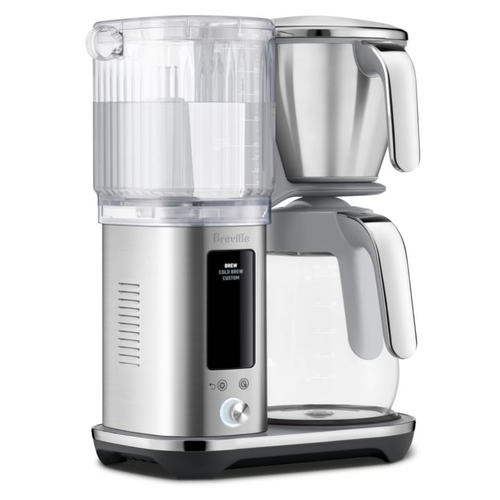 Coffee Maker the Luxe Brewer Glass Brushed Stainless 12 Cup
