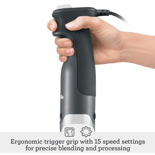 The Control Grip Immersion Blender Brushed Silver