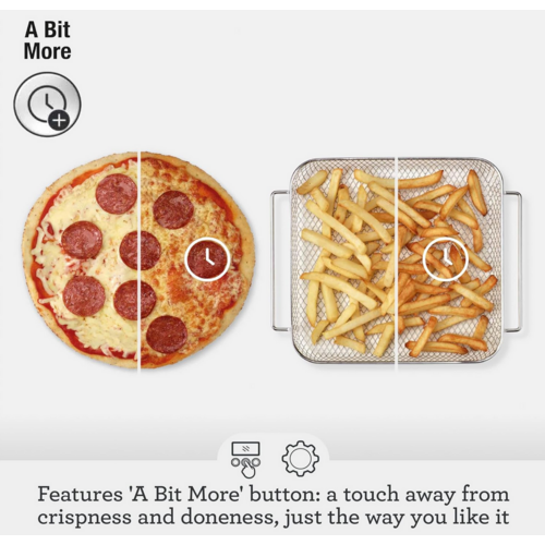 The Smart Oven Air Fryer Compact Brushed Stainless