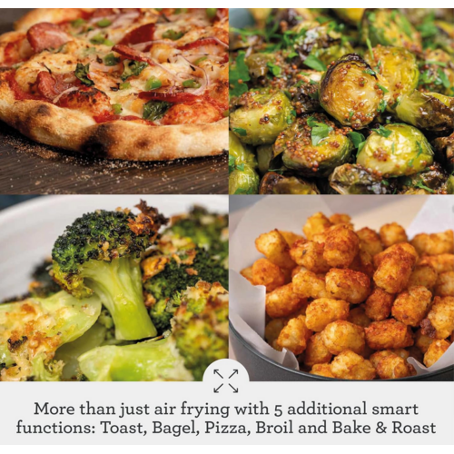 The Smart Oven Air Fryer Compact Brushed Stainless