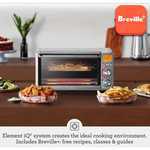 The Smart Oven Air Fryer Compact Brushed Stainless