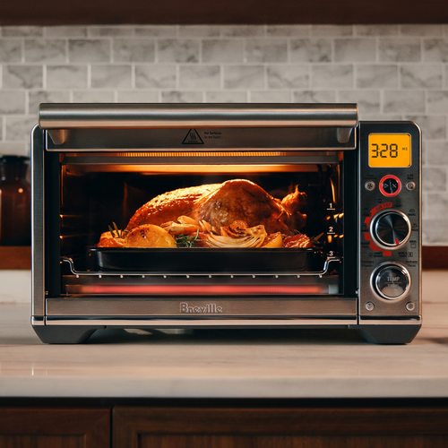 The Smart Oven Air Fryer Compact Brushed Stainless