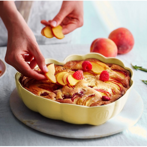 Emile Henry Emile Henry Madeleine Heart Shaped Dish French Vanilla