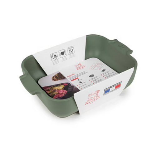 Peugeot APPOLIA Small Rectangular Baking Dish Fern Green Peugeot APPOLIA Small Rectangular Baking Dish Fern Green