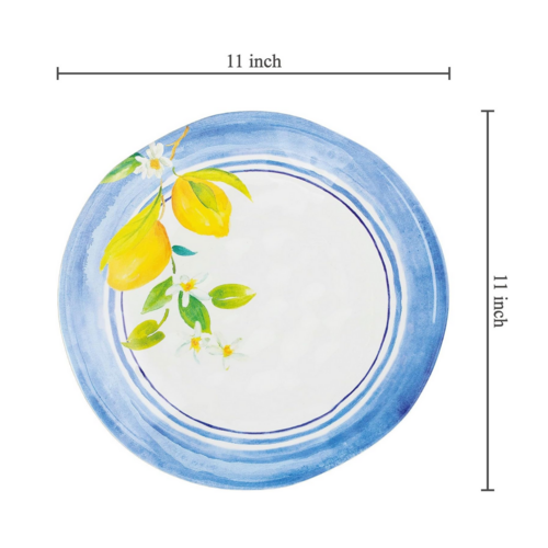 UPware Dinner Plate Lovely Lemons