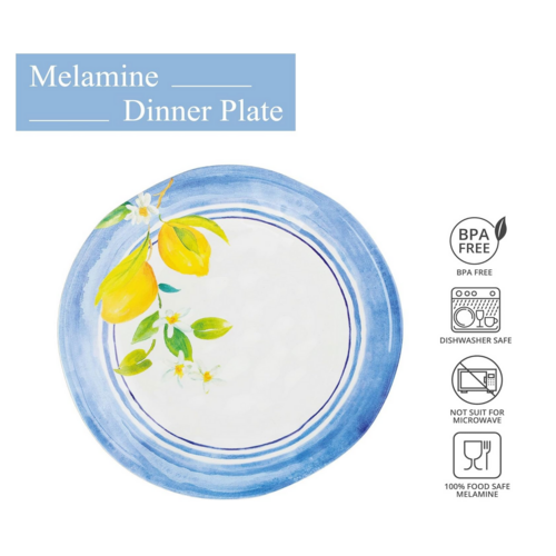 UPware Dinner Plate Lovely Lemons