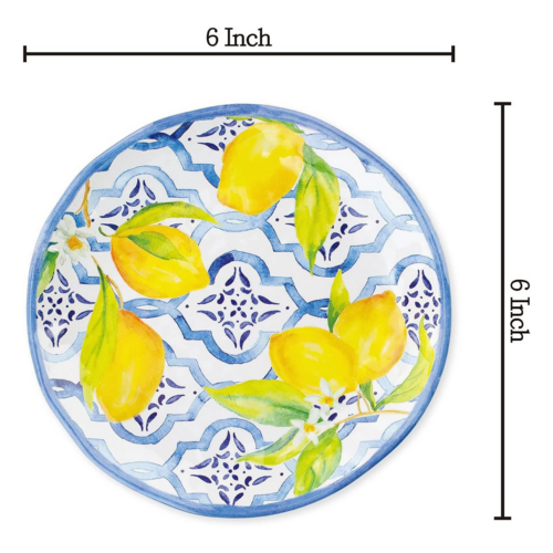 UPware Salad Plate Lovely Lemons