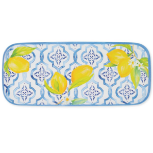 UPware Rectangular Tray Lovely Lemons 15 Inch