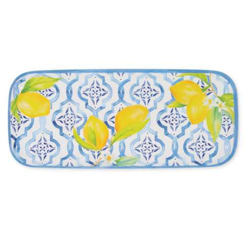 UPware Rectangular Tray Lovely Lemons 15 Inch