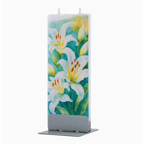 Flatyz Flat Candle Elegance of White Lillies
