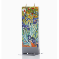 Flat Candle Van Gogh Irises