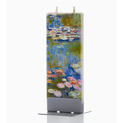 Flatyz Flat Candle Claude Monet Water Lilies