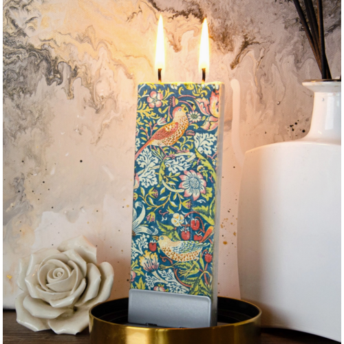 Flatyz Flat Candle William Morris Strawberry Thief