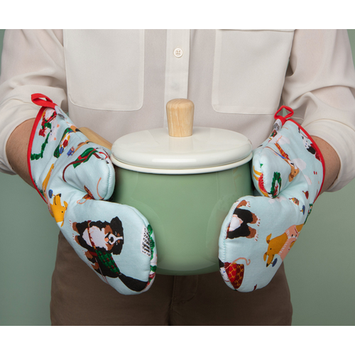 Now Designs Oven Mitt Set Holiday Hounds Now Designs Oven Mitt Set Holiday Hounds