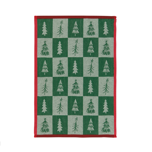 Now Designs Tea Towel Jacquard Christmas Tree Checks Now Designs Tea Towel Jacquard Christmas Tree Checks