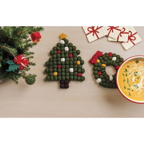 Now Designs Trivet Felt Christmas Tree