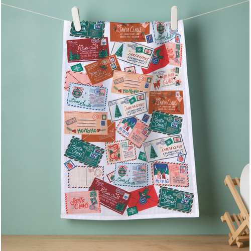 Now Designs Tea Towel Santa Mail Now Designs Tea Towel Santa Mail