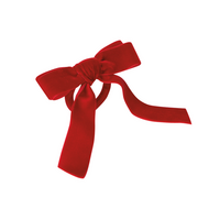 Napkin Ring Velvet Red Bow