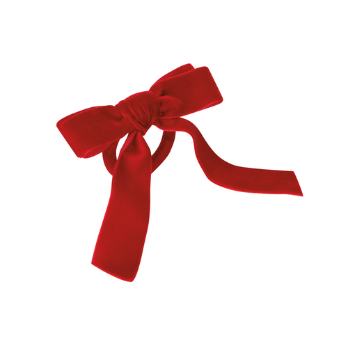 Now Designs Napkin Ring Velvet Red Bow Now Designs Napkin Ring Velvet Red Bow