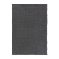 Tea Towel Waffle Montage Shadow Grey