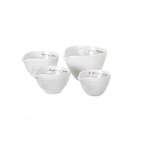 Sophie Measuring Cups Set of 4 White
