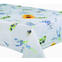 Tablecloth Oliviera Natural 58 x 78 Inch