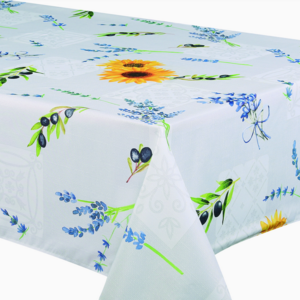 Texstyles Deco Tablecloth Oliviera Natural 58 x 108 Inch