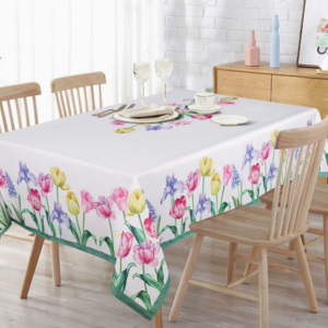 Texstyles Deco Tablecloth Tulips 60 x 102 Inch