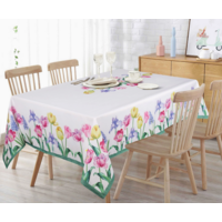 Tablecloth Tulips 60 x 90 Inch