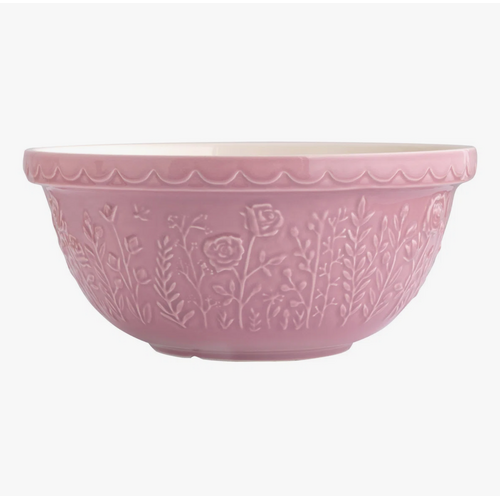 Mason Cash Mason Cash Mixing Bowl Rose Meadow Pink 29cm Mason Cash Mason Cash Mixing Bowl Rose Meadow Pink 29cm
