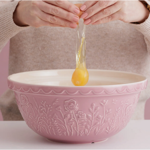 Mason Cash Mason Cash Mixing Bowl Rose Meadow Pink 29cm Mason Cash Mason Cash Mixing Bowl Rose Meadow Pink 29cm