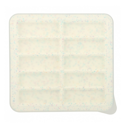TRUDEAU Protein Bar Pan with Lid Structure Silicone Confetti