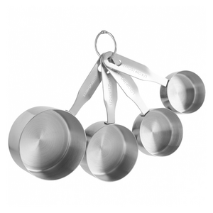 TRUDEAU Measuring Cups Stainless Steel Trudeau