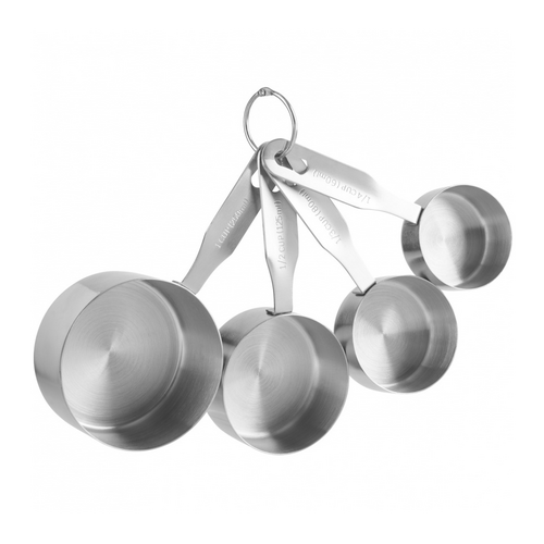 TRUDEAU Measuring Cups Stainless Steel Trudeau