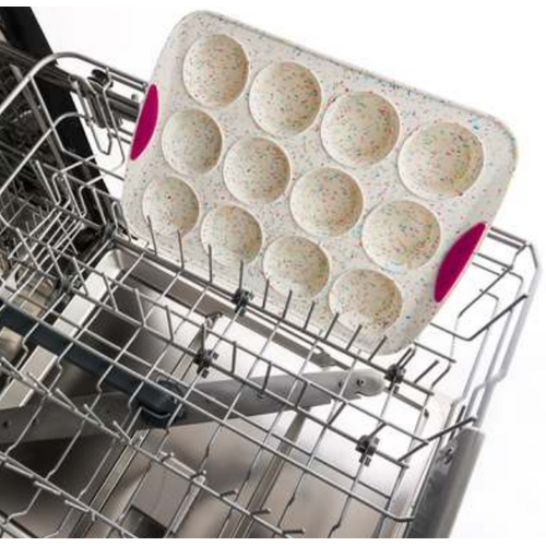 TRUDEAU Muffin Pan Structure Silicone Confetti
