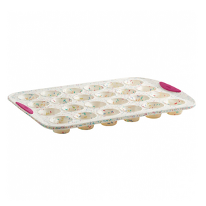 TRUDEAU Mini Muffin Pan Structure Silicone Confetti