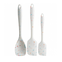 Spatulas Silicone Set of 3 Confetti