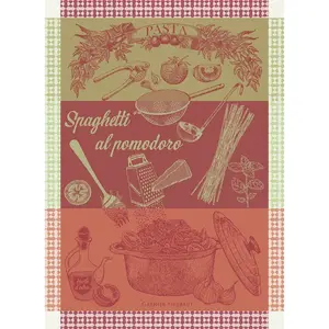 Garnier Thiebaut Garnier Thiebaut Tea Towel Spaghetti Pomodoro Basilic