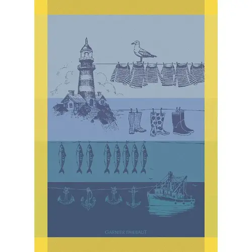 Garnier Thiebaut Garnier Thiebaut Tea Towel Destination Mer Cire