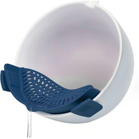 Silicone Pot Strainer Blue