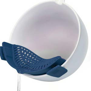 Fox Run Silicone Pot Strainer Blue