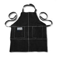 Leather Grill Apron Black