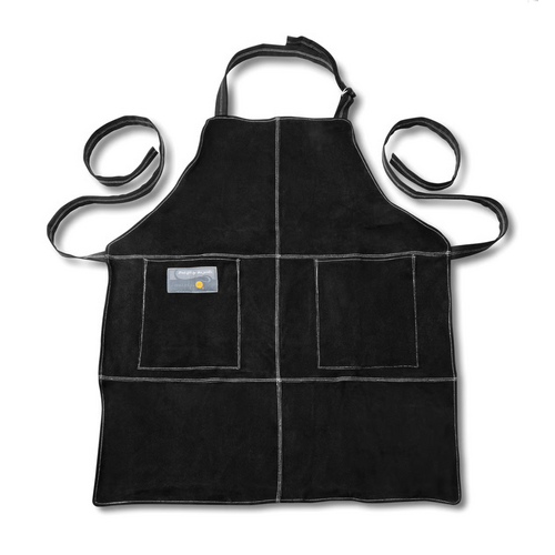 Outset Leather Grill Apron Black