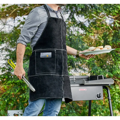 Outset Leather Grill Apron Black