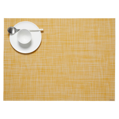 Chilewich Placemat Mini Basketweave Compact Ochre Chilewich Placemat Mini Basketweave Compact Ochre