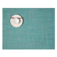 Placemat Mini Basketweave Compact Turquoise