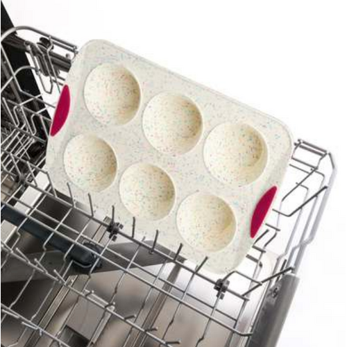 TRUDEAU Jumbo Muffin Pan Structure Silicone Confetti