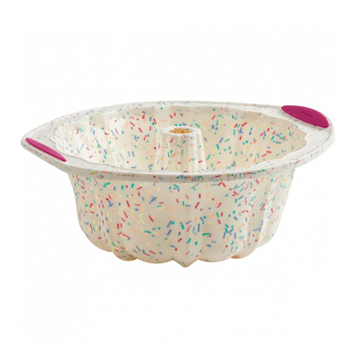 TRUDEAU Bundt Fluted Silicone Confetti