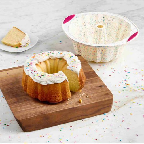 TRUDEAU Bundt Fluted Silicone Confetti