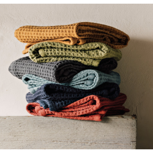 Now Designs Tea Towel Waffle Montage Ochre Yellow Now Designs Tea Towel Waffle Montage Ochre Yellow